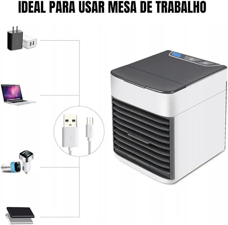 Arcondicionado Portátil Mini Climatizador De Ar Frio