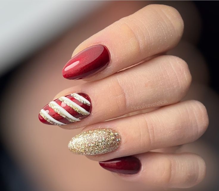 unhas postiças decoradas de natal 24 peças